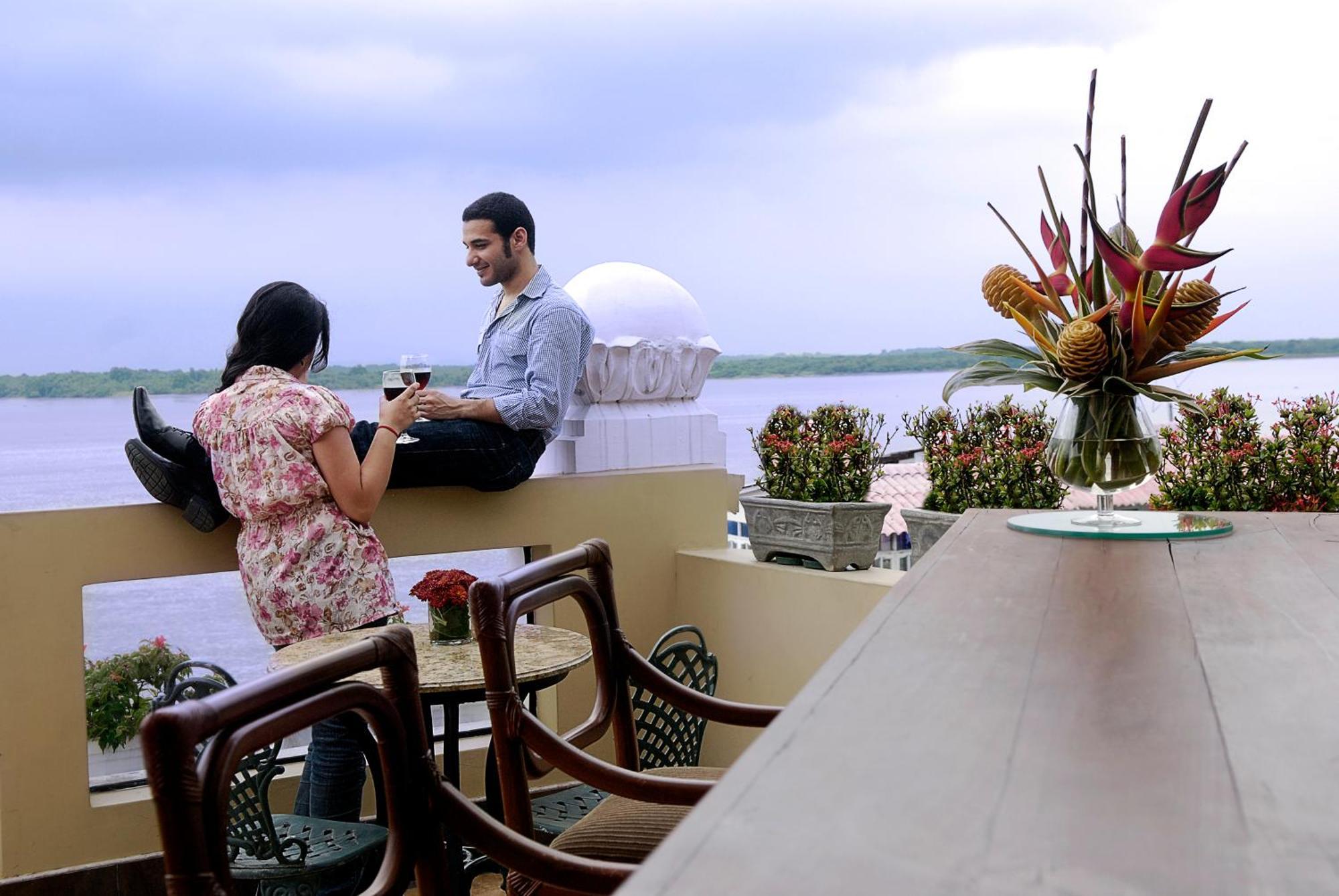 Hotel Boutique Mansion Del Rio Guayaquil Restaurang bild